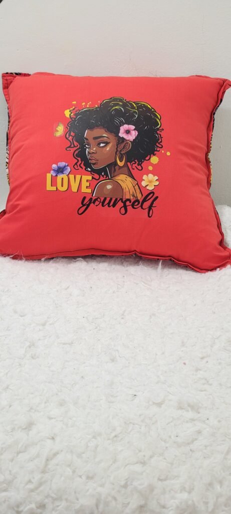 African Print pillow covers with inspirational prints